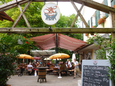 beer garden